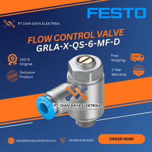 festo grla x qs 6 mf d flow control valve grla