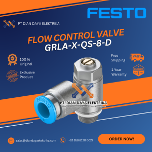 festo grla x qs 8 d flow control valve grla