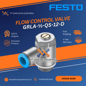 festo grla ½ qs 12 d flow control valve grla