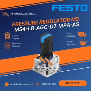 festo ms4 lr agc d6 mpa as pressure regulator ms