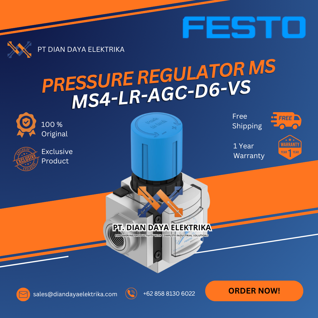 festo ms4 lr agc d6 vs pressure regulator ms festo ms4 lr agc d6 vs pressure regulator ms