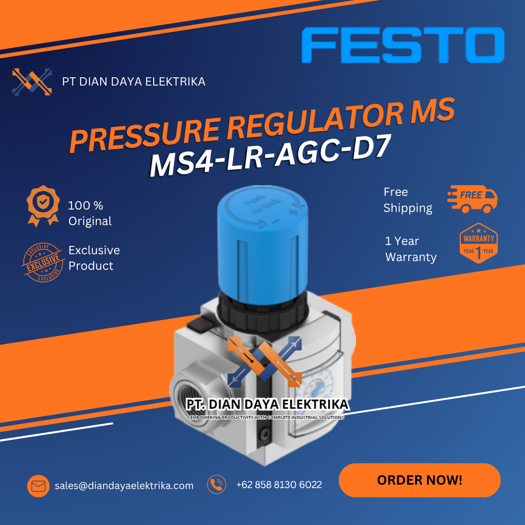 festo ms4 lr agc d7 pressure regulator ms festo ms4 lr agc d7 pressure regulator ms