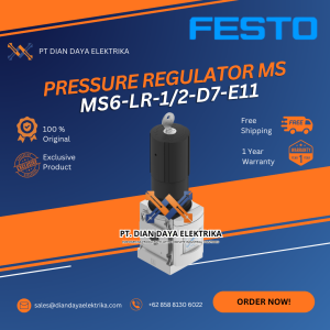 festo ms6 lr 1/2 d7 e11 pressure regulator ms
