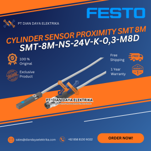 festo smt 8m ns 24v k 0,3 m8d cylinder sensor proximity smt 8m