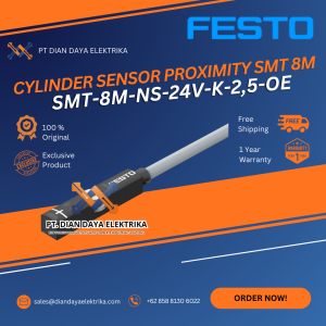 festo smt 8m ns 24v k 2,5 oe cylinder sensor proximity smt 8m