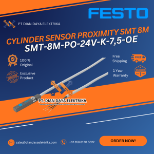 festo smt 8m po 24v k 7,5 oe cylinder sensor proximity smt 8m