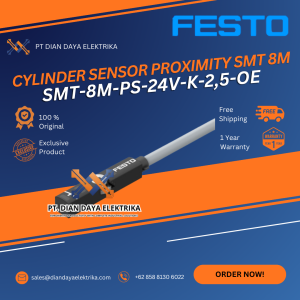 festo smt 8m ps 24v k 2,5 oe cylinder sensor proximity smt 8m