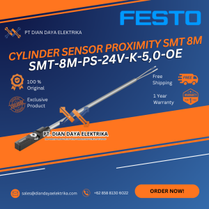 festo smt 8m ps 24v k 5,0 oe cylinder sensor proximity smt 8m
