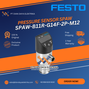 festo spaw b11r g14f 2p m12 pressure sensor spaw