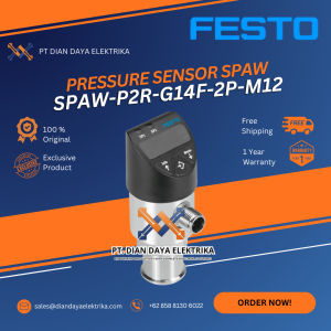 festo spaw p2r g14f 2p m12 pressure sensor spaw