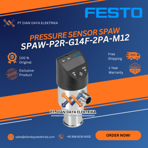 festo spaw p2r g14f 2pa m12 pressure sensor spaw