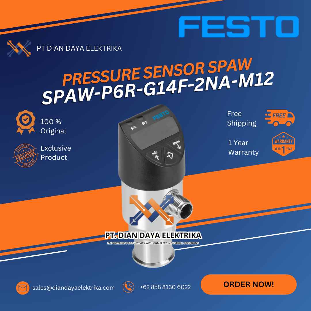 festo spaw p6r g14f 2na m12 pressure sensor spaw festo spaw p6r g14f 2na m12 pressure sensor spaw