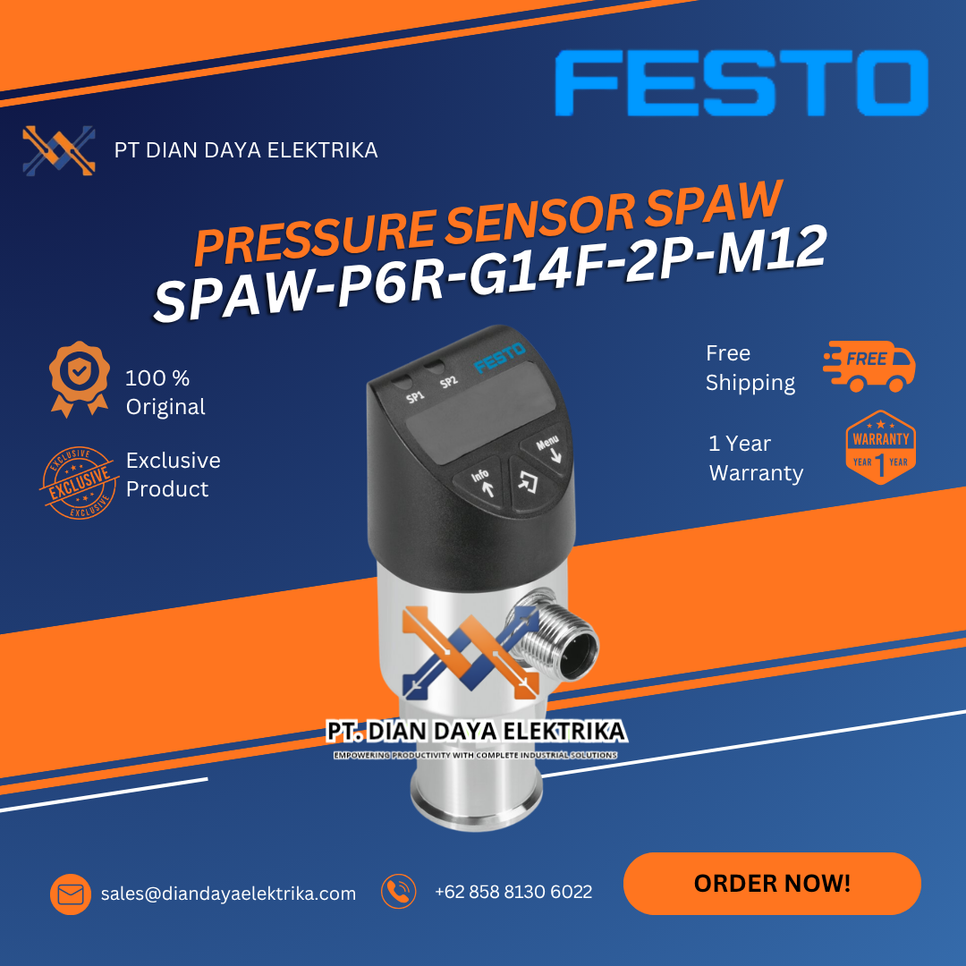 festo spaw p6r g14f 2p m12 pressure sensor spaw festo spaw p6r g14f 2p m12 pressure sensor spaw