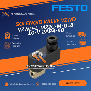 festo vzwd l m22c m g18 10 v 2ap4 50 solenoid valve vzwd