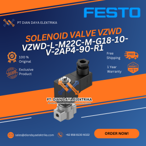festo vzwd l m22c m g18 10 v 2ap4 90 r1 solenoid valve vzwd