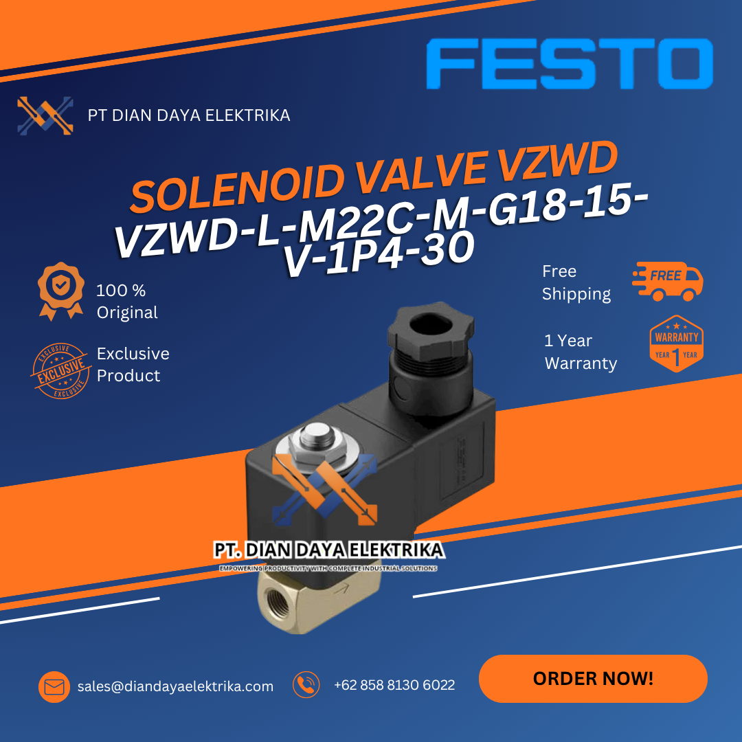 festo vzwd l m22c m g18 15 v 1p4 30 solenoid valve vzwd festo vzwd l m22c m g18 15 v 1p4 30 solenoid valve vzwd