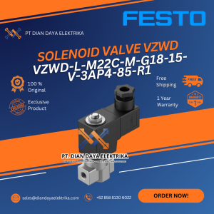festo vzwd l m22c m g18 15 v 3ap4 85 r1 solenoid valve vzwd