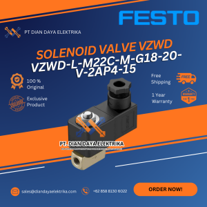 festo vzwd l m22c m g18 20 v 2ap4 15 solenoid valve vzwd