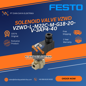 festo vzwd l m22c m g18 20 v 3ap4 40 solenoid valve vzwd