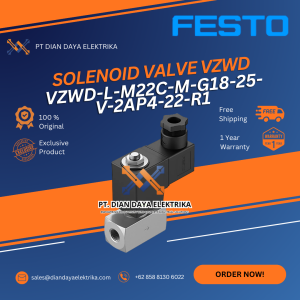 festo vzwd l m22c m g18 25 v 2ap4 22 r1 solenoid valve vzwd