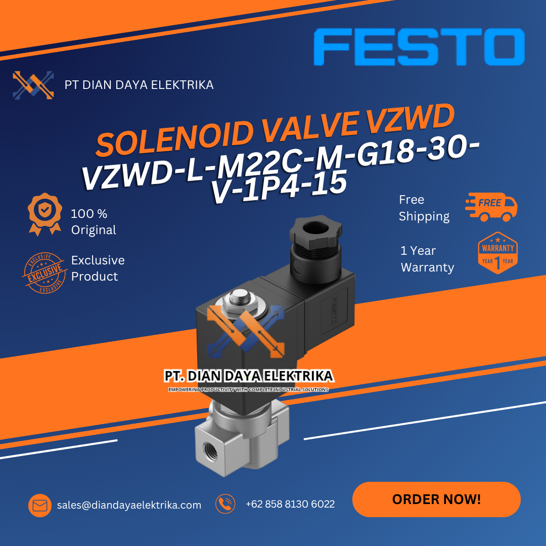 festo vzwd l m22c m g18 30 v 1p4 15 solenoid valve vzwd festo vzwd l m22c m g18 30 v 1p4 15 solenoid valve vzwd