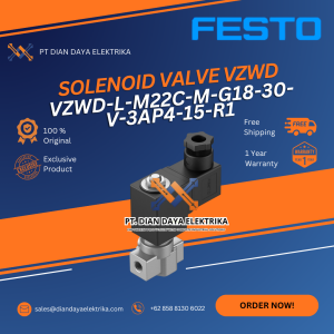 festo vzwd l m22c m g18 30 v 3ap4 15 r1 solenoid valve vzwd