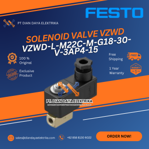 festo vzwd l m22c m g18 30 v 3ap4 15 solenoid valve vzwd