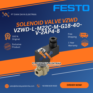 festo vzwd l m22c m g18 40 v 2ap4 8 solenoid valve vzwd
