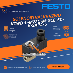 festo vzwd l m22c m g18 50 v 2ap4 5 solenoid valve vzwd
