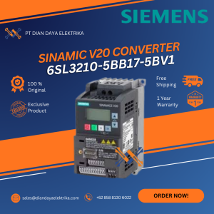 siemens 6sl3210 5bb17 5bv1 sinamic v20 converter