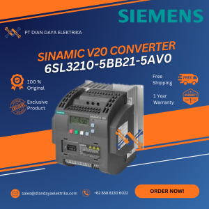 siemens 6sl3210 5bb21 5av0 sinamic v20 converter