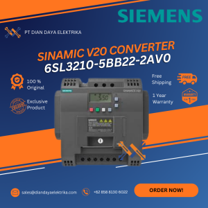 siemens 6sl3210 5bb22 2av0 sinamic v20 converter