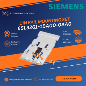 siemens 6sl3261 1ba00 0aa0 din rail mounting set