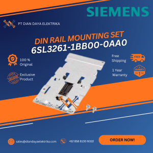 siemens 6sl3261 1bb00 0aa0 din rail mounting set