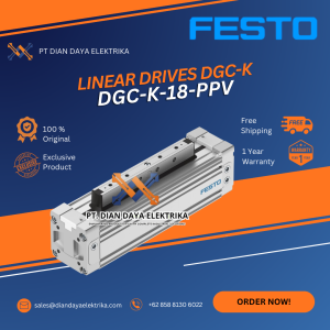 festo dgc k 18 ppv linear drives dgc k