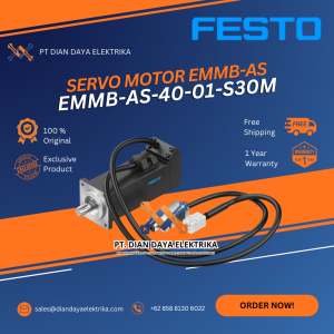 festo emmb as 40 01 s30m servo motor emmb as