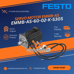 festo emmb as 60 02 k s30s servo motor emmb as