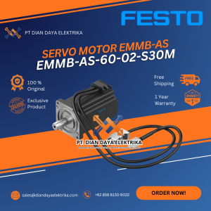 festo emmb as 60 02 s30m servo motor emmb as