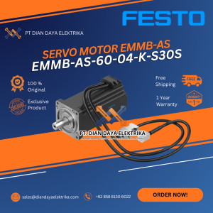 festo emmb as 60 04 k s30s servo motor emmb as