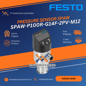 festo spaw p100r g14f 2pv m12 pressure sensor spaw