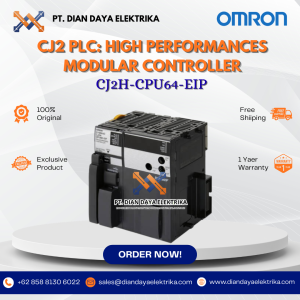 omron cj2h cpu64 eip high performances modular controller