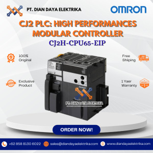 omron cj2h cpu65 eip high performances modular controller