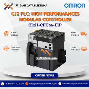 omron cj2h cpu66 eip high performances modular controller