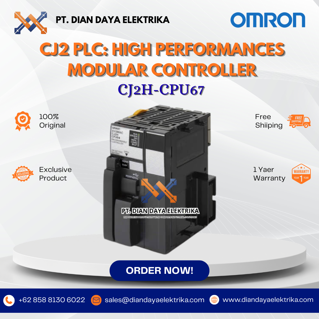 omron cj2h cpu67 high performances modular controller omron cj2h cpu67 high performances modular controller