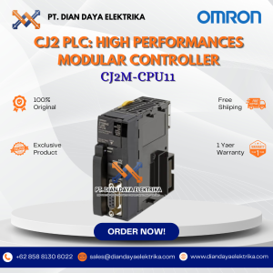 omron cj2m cpu11 high performances modular controller