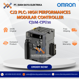 omron cj2m cpu35 high performances modular controller