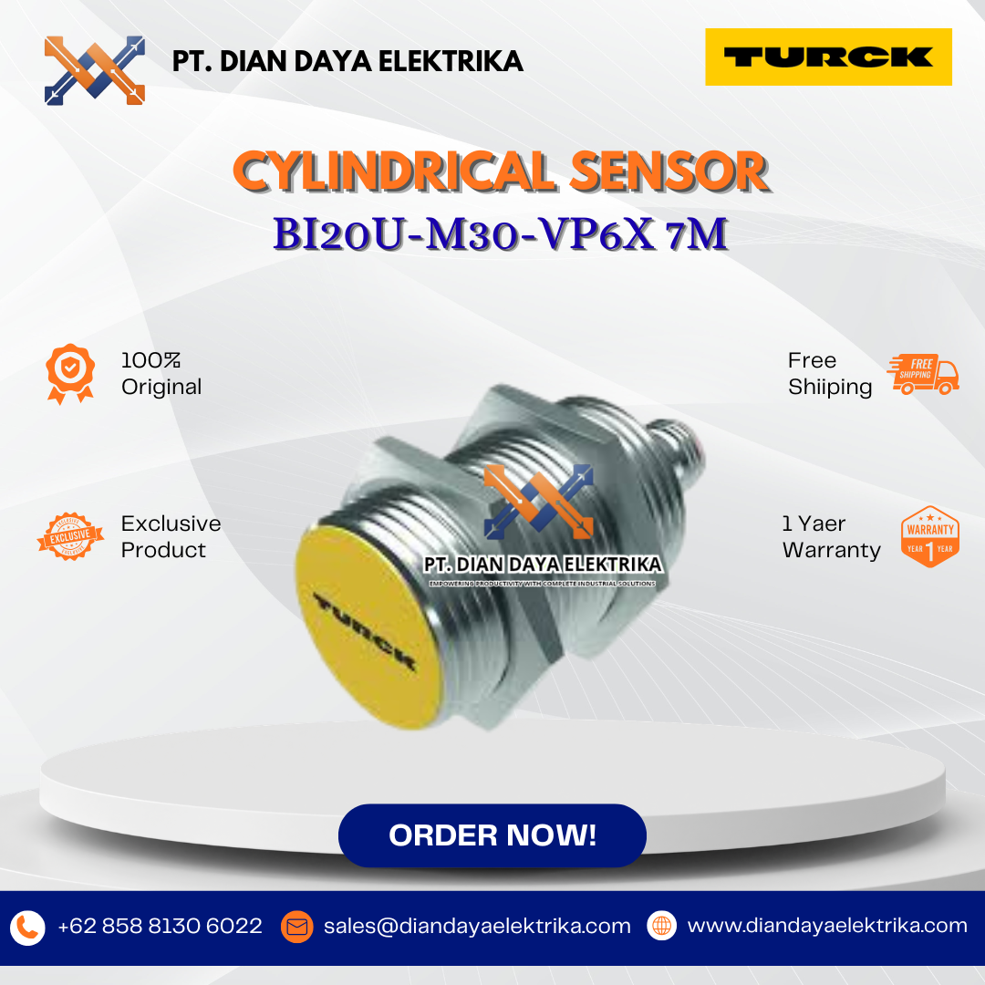 turck cylindrical sensor bi20u m30 vp6x 7m turck cylindrical sensor bi20u m30 vp6x 7m