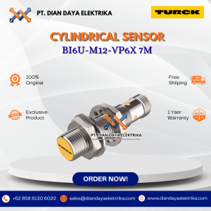 turck cylindrical sensor bi6u m12 vp6x 7m