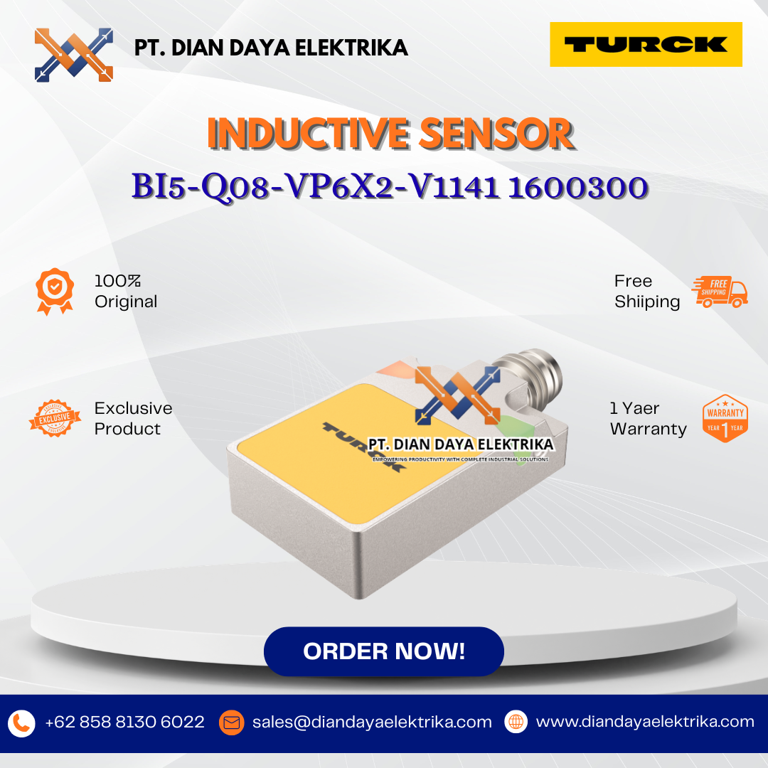 turck inductive sensor bi5 q08 vp6x2 v1141 1600300 turck inductive sensor bi5 q08 vp6x2 v1141 1600300