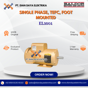 baldor single phase tefc foot mounted el3501 1/3 1800 56